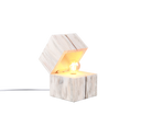 Lámpara de sobremesa Trio Treasure LED madera 2700K blanco — ref. 514110101 (1)