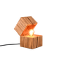 Lámpara de sobremesa Trio Treasure LED madera natural 2700K 514110130
