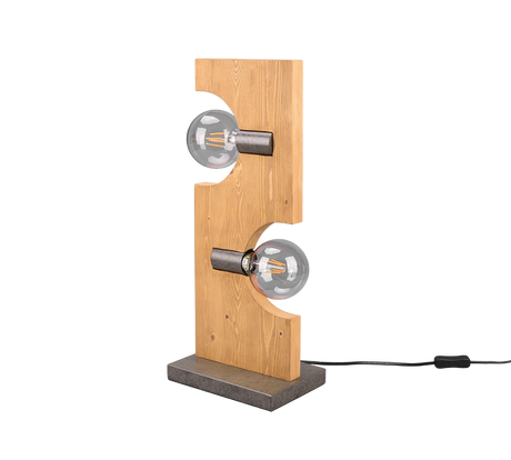 Lámpara de sobremesa Trio Tailor LED natural finish 2700K 52,5cm 514300230