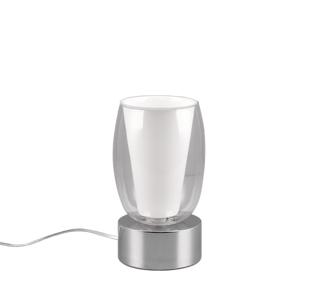 Lámpara de sobremesa Trio Barret LED cromo táctil 3000K 517500106