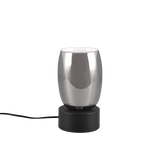 Lámpara de sobremesa Trio Barret LED negro mate táctil 3000K 517500154