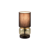 Lámpara de sobremesa Trio Elio negro mate 517800115