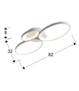 Schuller Sios Plafón blanco arenado 518394