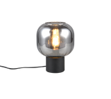 Lámpara de sobremesa Trio Diva negro mate 519800132