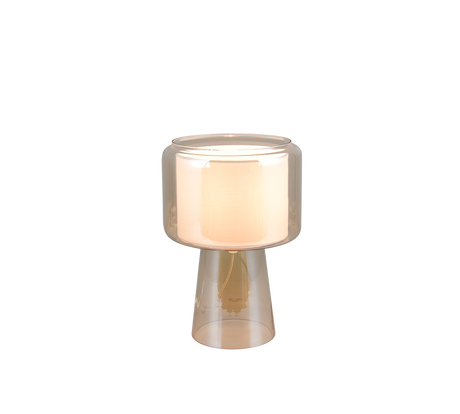 Lámpara de sobremesa Trio Rocka LED amber-colored 2700K 519900113