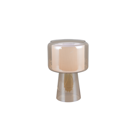 Lámpara de sobremesa Trio Rocka LED amber-colored 2700K 519900113