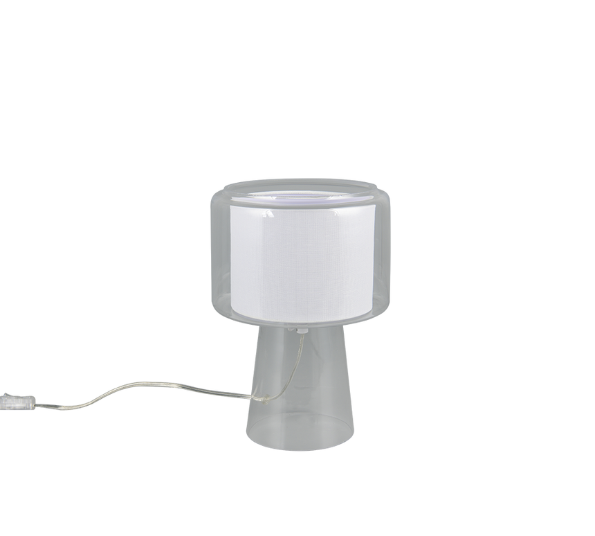 Lámpara de sobremesa Trio Rocka LED transparent clear 2700K 519900152