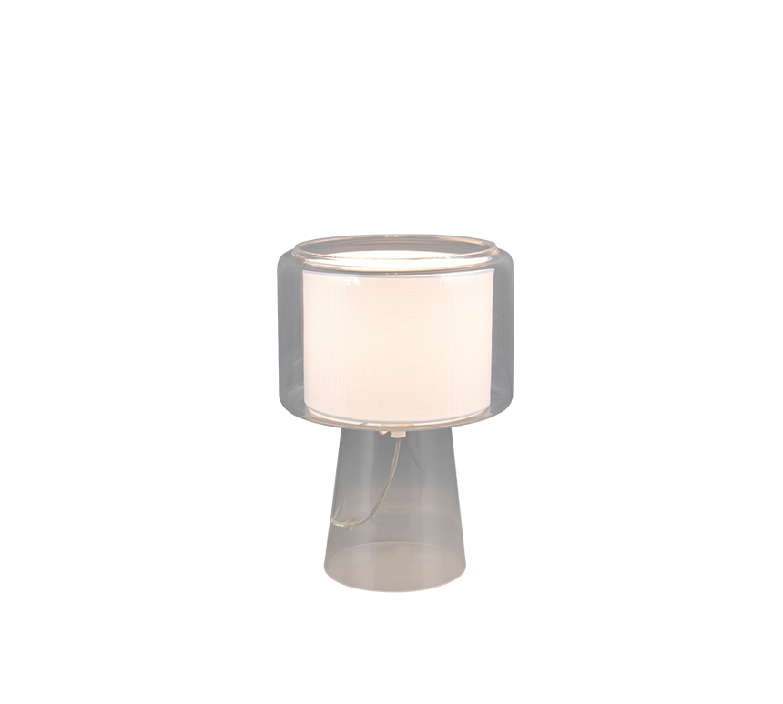 Lámpara de sobremesa Trio Rocka LED transparent clear 2700K 519900152