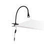 Lámpara de mesa flexo Faro Lena de pinza LED 4000K negro mate — ref. 52061 (1)