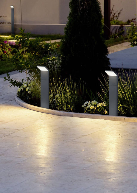 Trio Pearl Lámpara de pie exterior LED de aluminio antracita 521160142