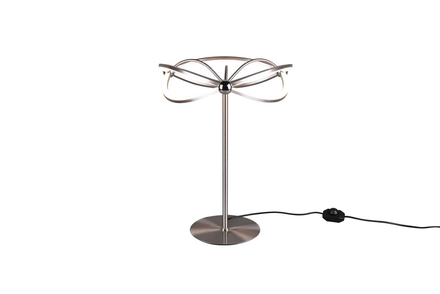 Trio Charivari Sobremesa LED de metal níquel mate 521210107