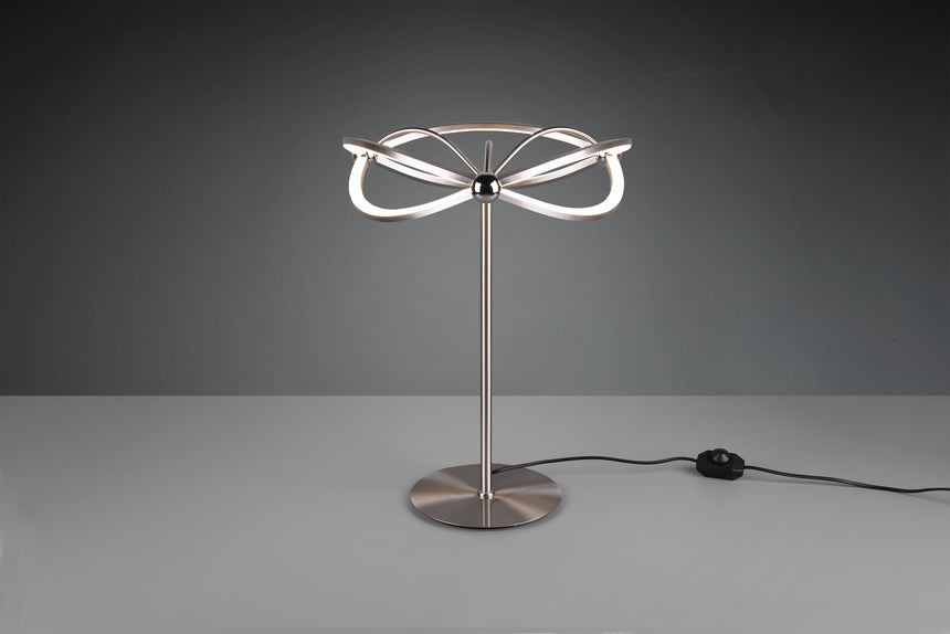 Trio Charivari Sobremesa LED de metal níquel mate 521210107