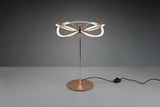 Lámpara de sobremesa grande Trio Charivari LED bronce mate 3000K regulable 50cm 5