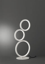 Trio Rondo Table Lamp LED metal mat white 522610331