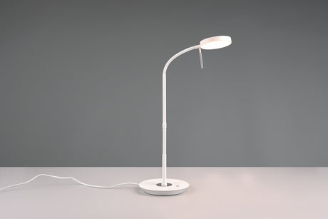 Flexo de sobremesa Trio Monza LED blanco mate 523310131