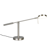 Lámpara de sobremesa Trio Monza LED níquel mate 52cm 523310907