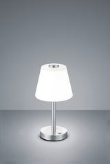 Lámpara de sobremesa Trio Emerald LED níquel mate táctil 3000K 525490107