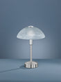 Lámpara de sobremesa Trio Donna LED níquel mate táctil 3000K 525790107