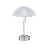 Lámpara de sobremesa Trio Donna LED níquel mate táctil 3000K 5