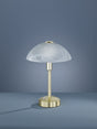 Lámpara de sobremesa Trio Donna LED latón mate táctil 3000K 525790108