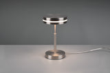 Trio Franklin Matte Nickel Metal LED Table Lamp 526510107