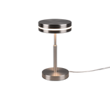 Trio Franklin Matte Nickel Metal LED Table Lamp 526510107