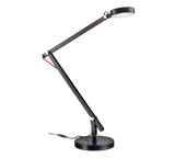 Lámpara de sobremesa grande Trio Amsterdam LED negro 3000K 90cm 527920102