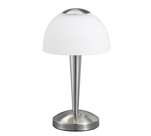 Lámpara de sobremesa Trio Ventura LED níquel mate táctil 3000K 5
