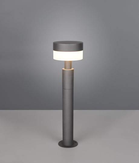 Baliza de exterior Trio Mackenzie LED antracita 3000K regulable IP54 50cm 530561