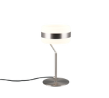 Lámpara de sobremesa Trio Dios LED níquel mate 531410107