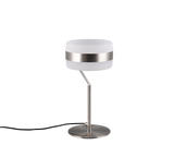 Lámpara de sobremesa Trio Dios LED níquel mate 531410107
