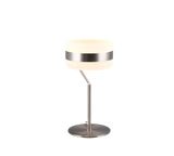 Lámpara de sobremesa Trio Dios LED níquel mate 531410107