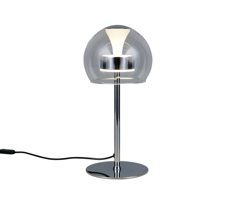 Lámpara de sobremesa Trio Flynt LED cromo 35cm 531610106