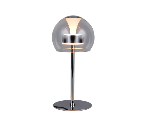 Lámpara de sobremesa Trio Flynt LED cromo 35cm 531610106