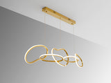 Schuller Nexo Lámpara de techo colgante 5 luces oro 532310
