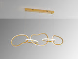 Schuller Nexo Lámpara de techo colgante 5 luces oro 532310