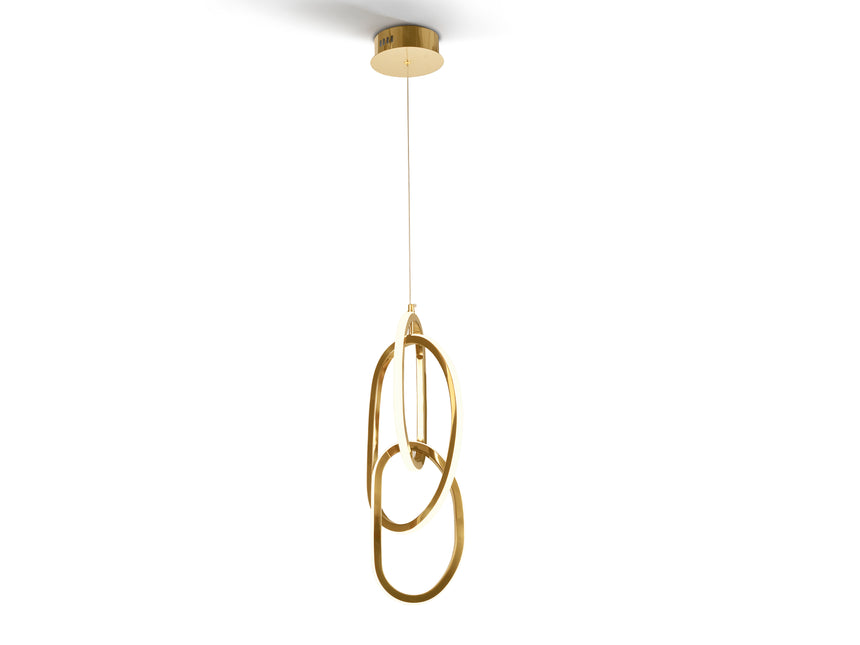 Schuller NEXO Lámpara de techo colgante 3 luces oro 532464