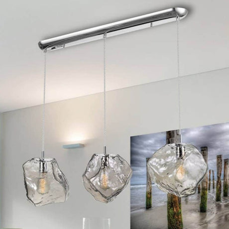 Schuller Petra 213455 LAMPARA 3LPETRA CROMO E27