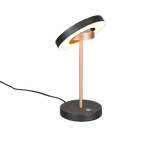 Lámpara de sobremesa Guano Trio negro y cobre 534410165