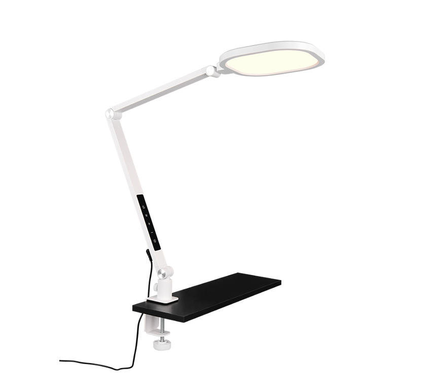 Plafón de techo Trio Servo LED blanco mate 18cm 535810131