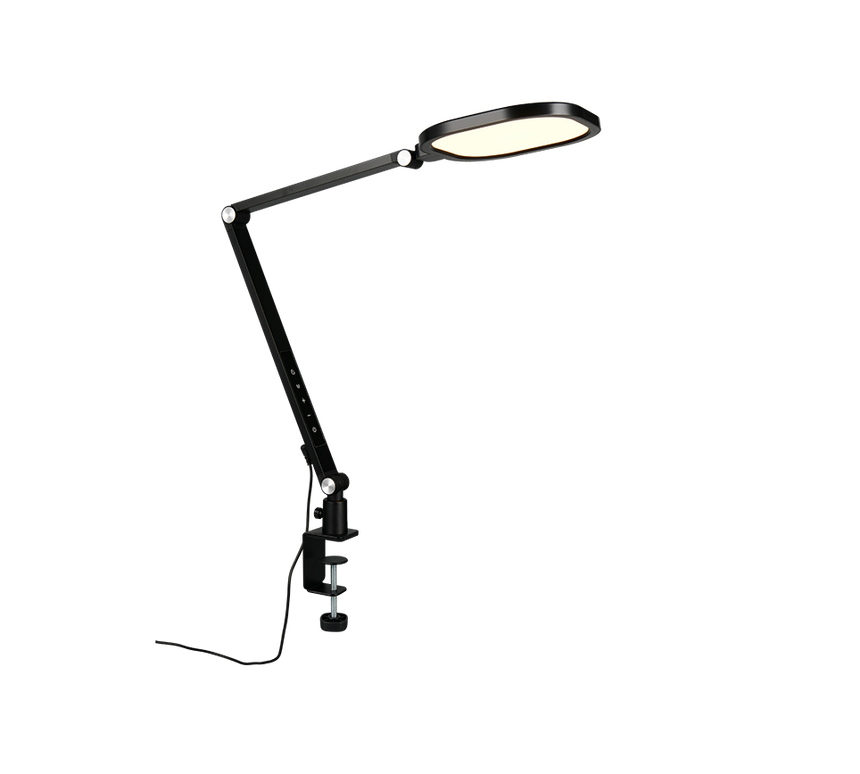 Plafón de techo Trio Servo LED negro mate 18cm 535810132