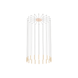 Lámpara de techo colgante LedsC4 Candle LED 18 luces 00-6666-14-27