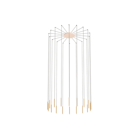 Lámpara de techo colgante LedsC4 Candle LED 18 luces 00-6666-14-27