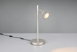 Lámpara de sobremesa Trio Romeo LED níquel mate 40cm 537010107