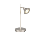 Lámpara de sobremesa Trio Romeo LED níquel mate 40cm 537010107