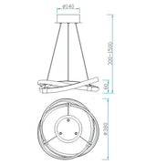 Lámpara de techo Ofertas-3 Dto 50% Mantra gris oscuro 5384