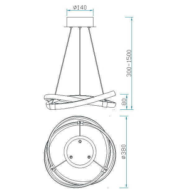 Lámpara de techo Ofertas-3 Dto 50% Mantra gris oscuro 5384