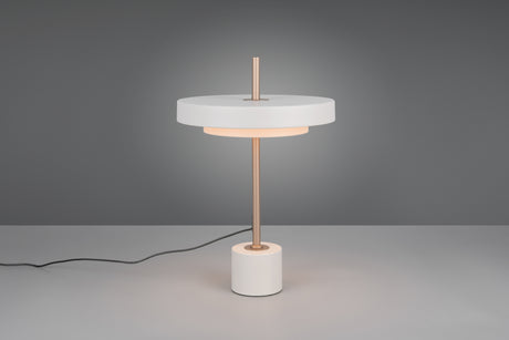 Lámpara de sobremesa Trio Keaton LED gris cálido 45,5cm 540210176