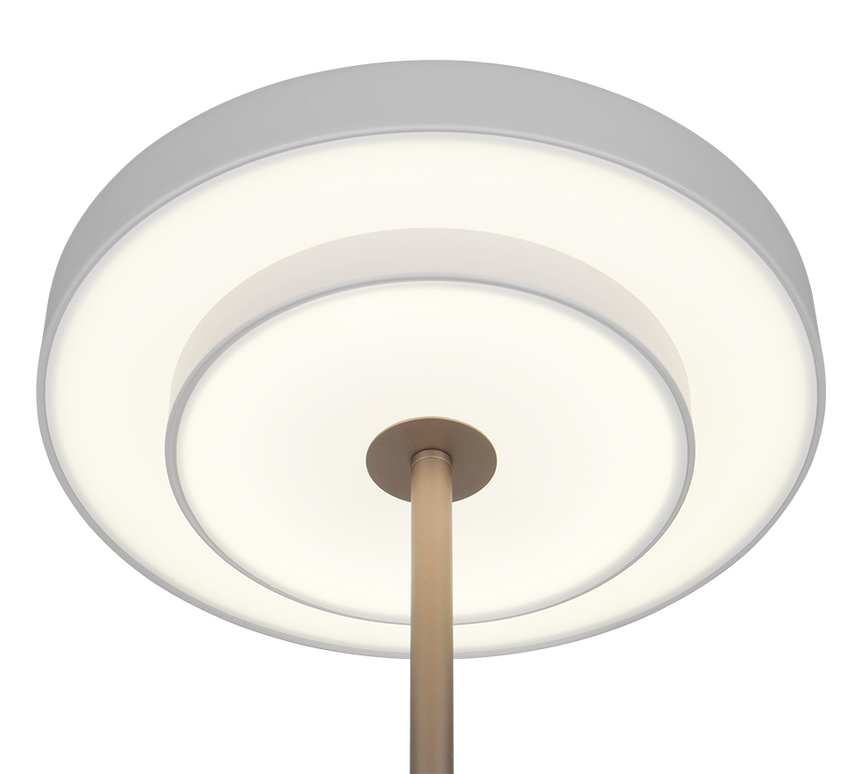 Lámpara de sobremesa Trio Keaton LED gris cálido 45,5cm 540210176