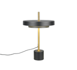 Lámpara de sobremesa Trio Keaton LED negro y dorado 45,5cm 540210180